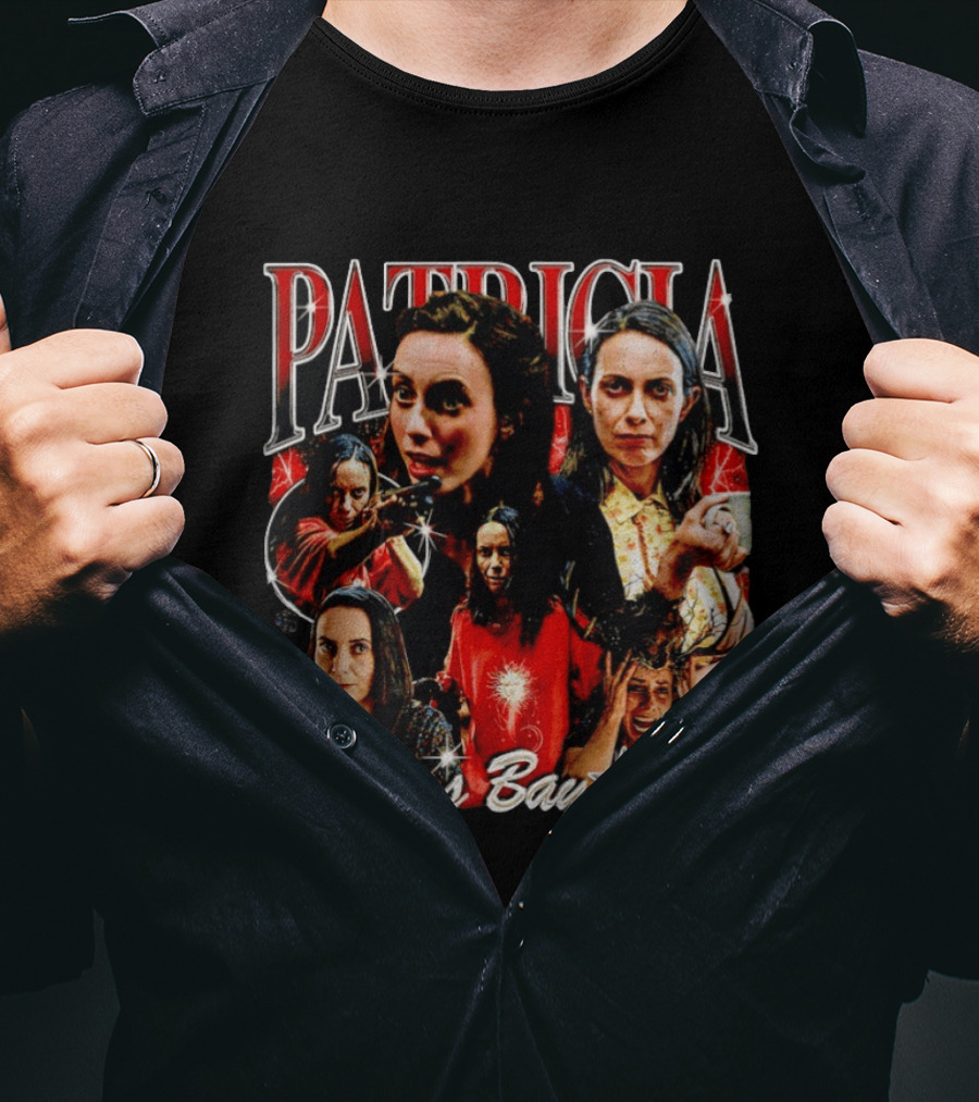 Patricia Widow's Bay Horror Icons Collage T-Shirt