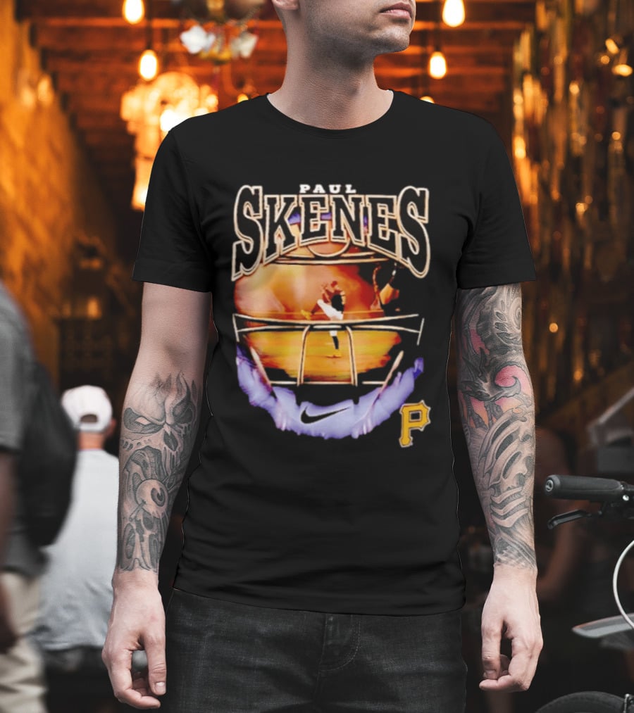Paul Skenes Pittsburgh Pirates Nike P Logo Baseball Stadium T-Shirt