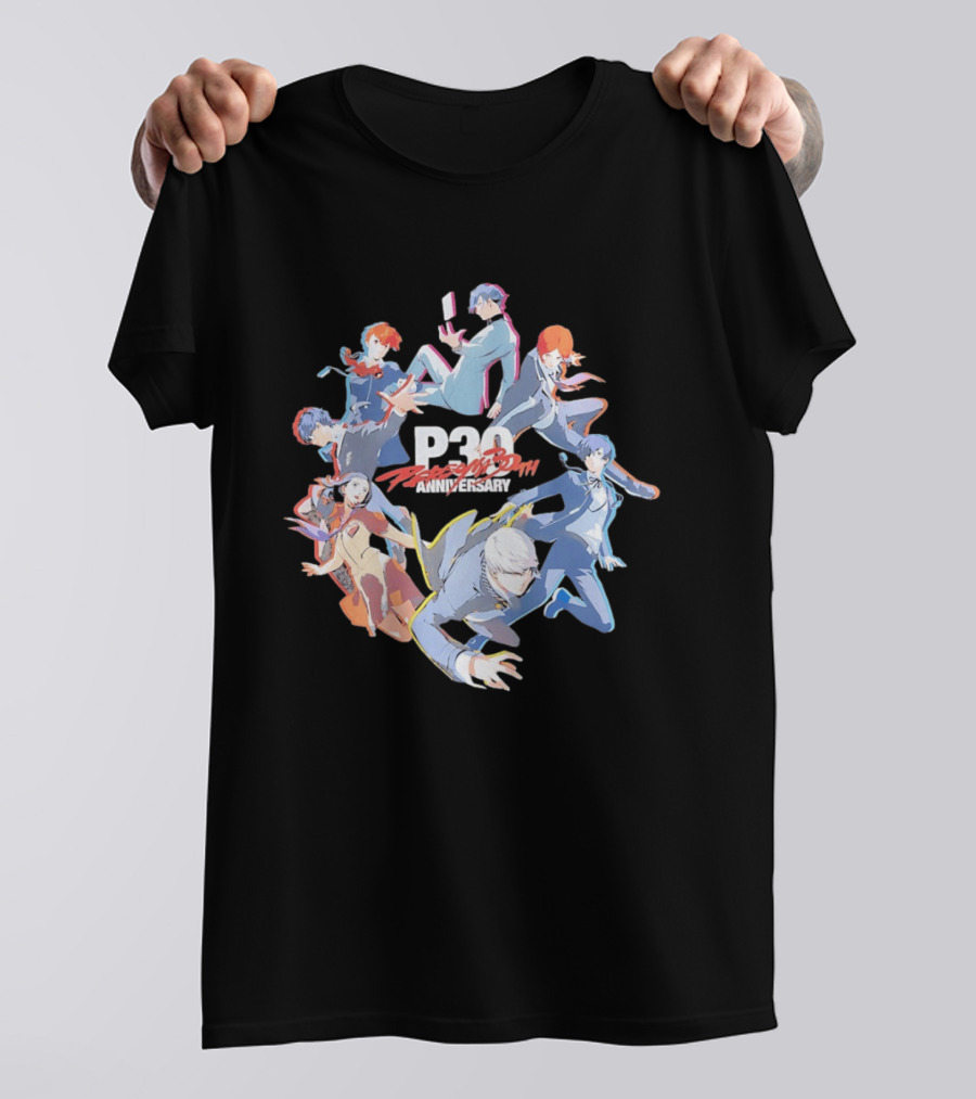 Persona 30th Anniversary P30 Atlus JRPG Collection T-Shirt