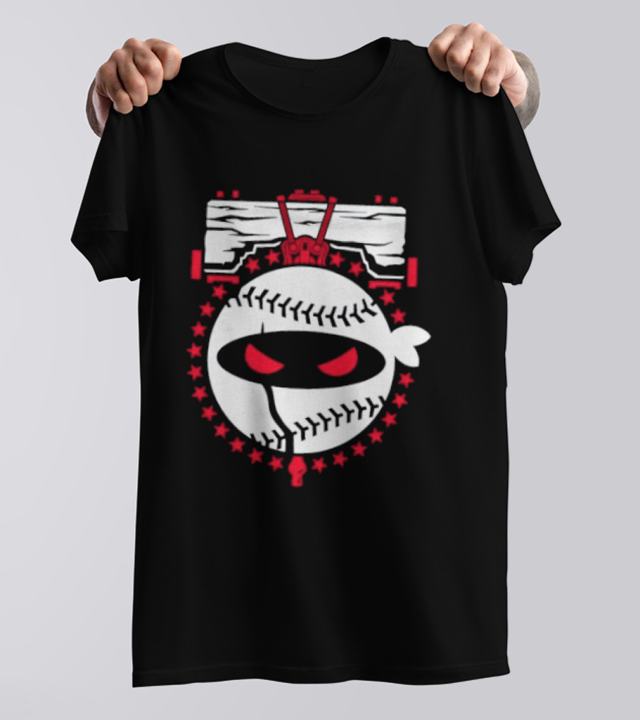 Ninja Baseball All Star With Pitching 26 Roto Wear T-Shirt