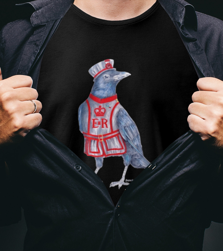Rosaline The Raven ER Yeoman Warder Beefeater Uniform T-Shirt