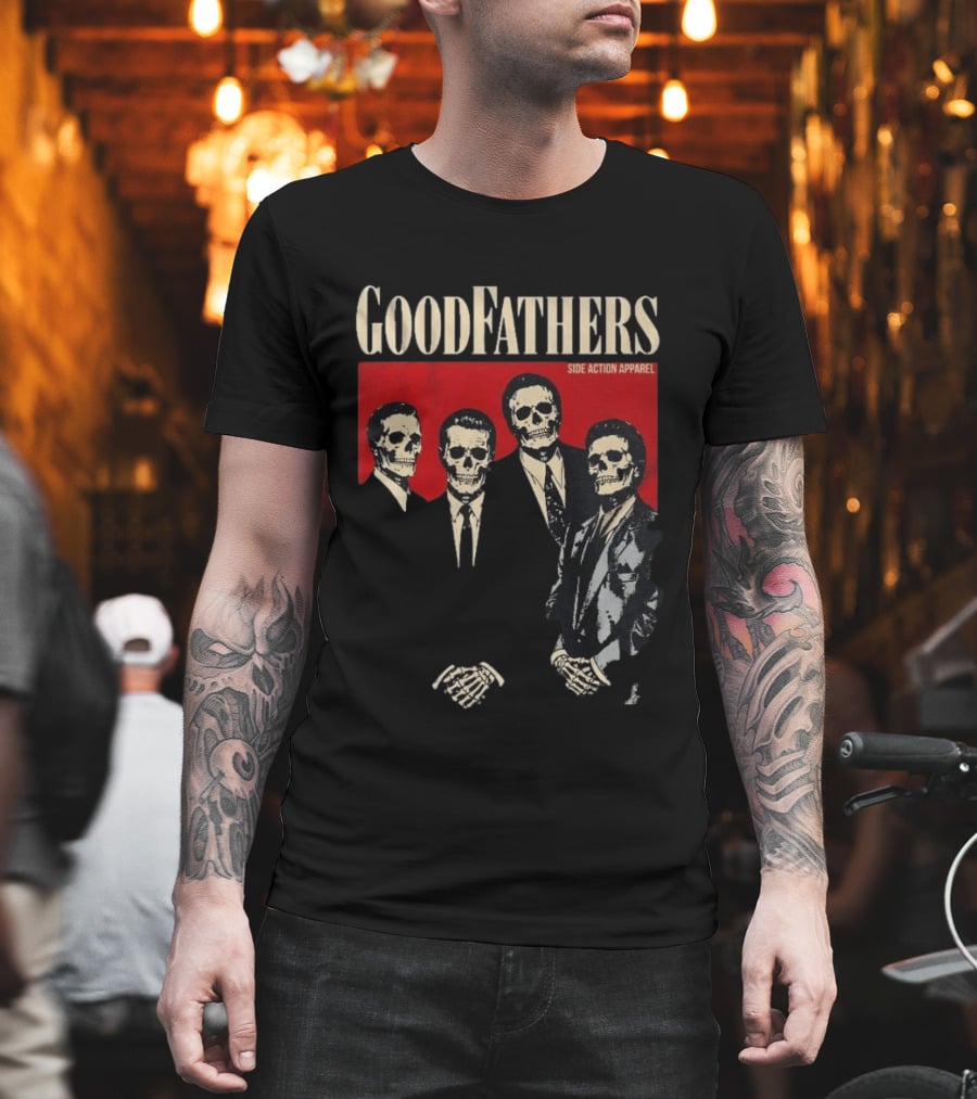 Goodfathers Side Action Apparel Skeleton Suits T-Shirt