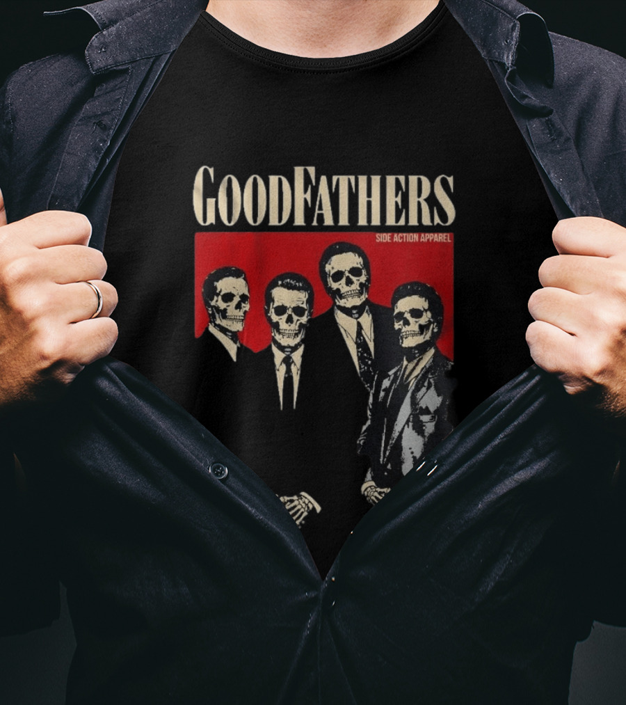Goodfathers Side Action Apparel Skeleton Suits T-Shirt