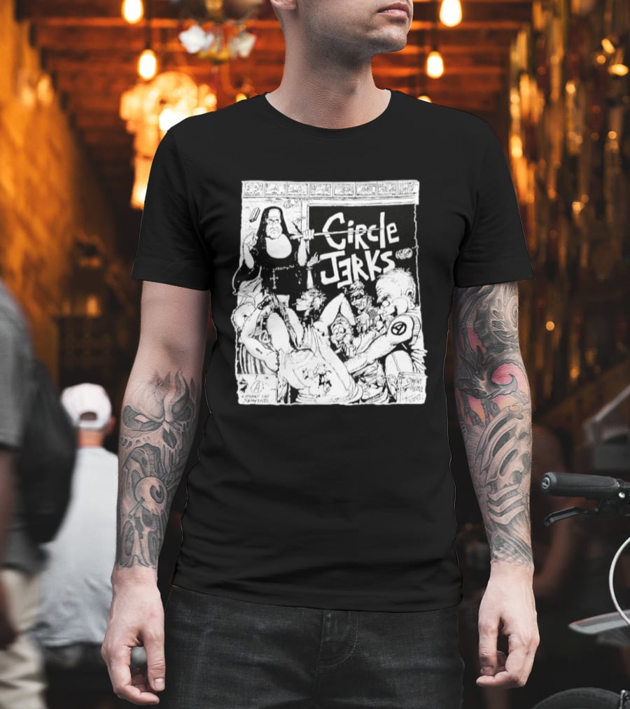 Circle Jerks Nun Punk Rock Band Chaos T-Shirt