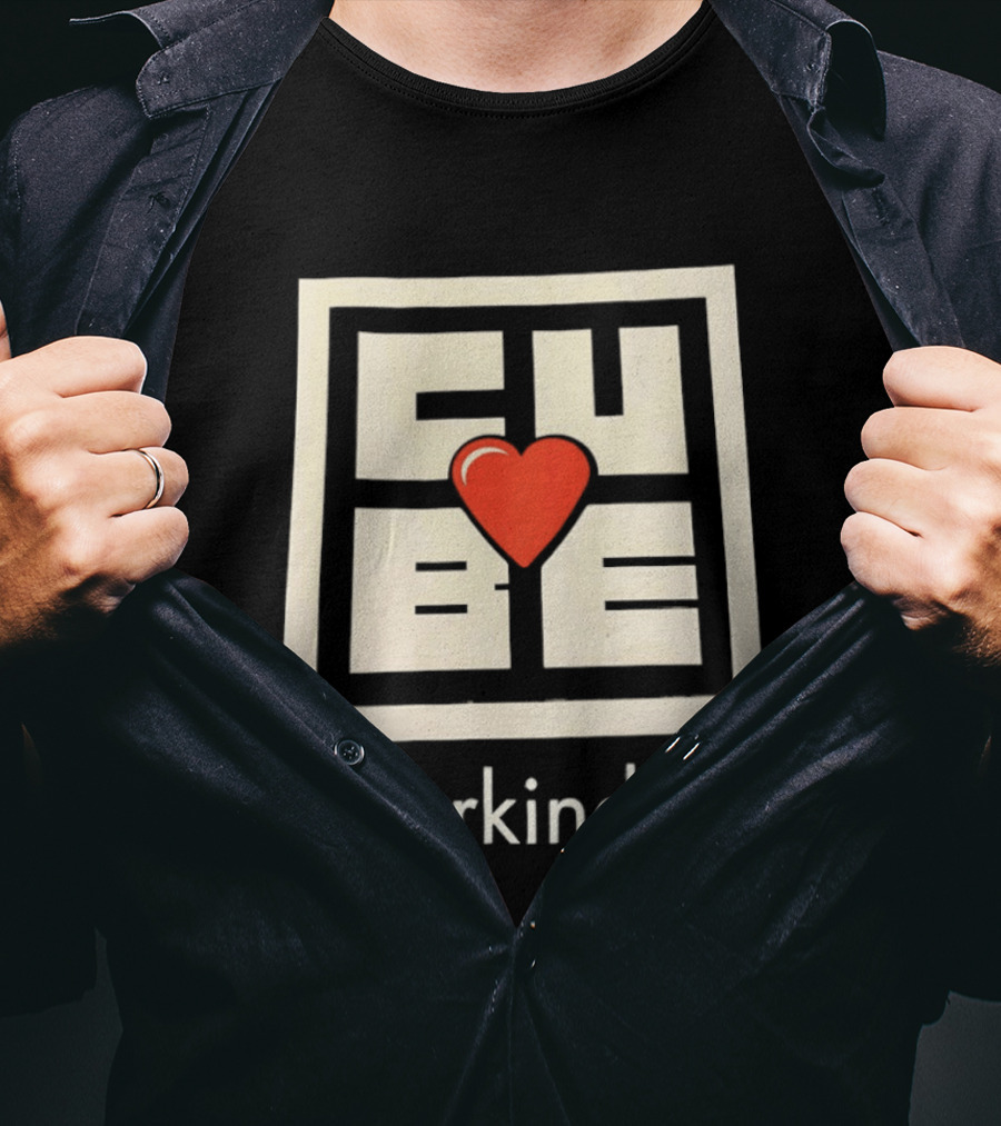 Kellerkind Cube Heart Design With Red Love T-Shirt