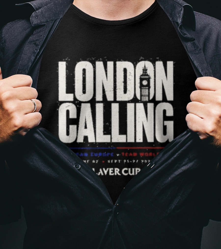 Laver Cup London Calling Team Europe Team World 2026 T-Shirt