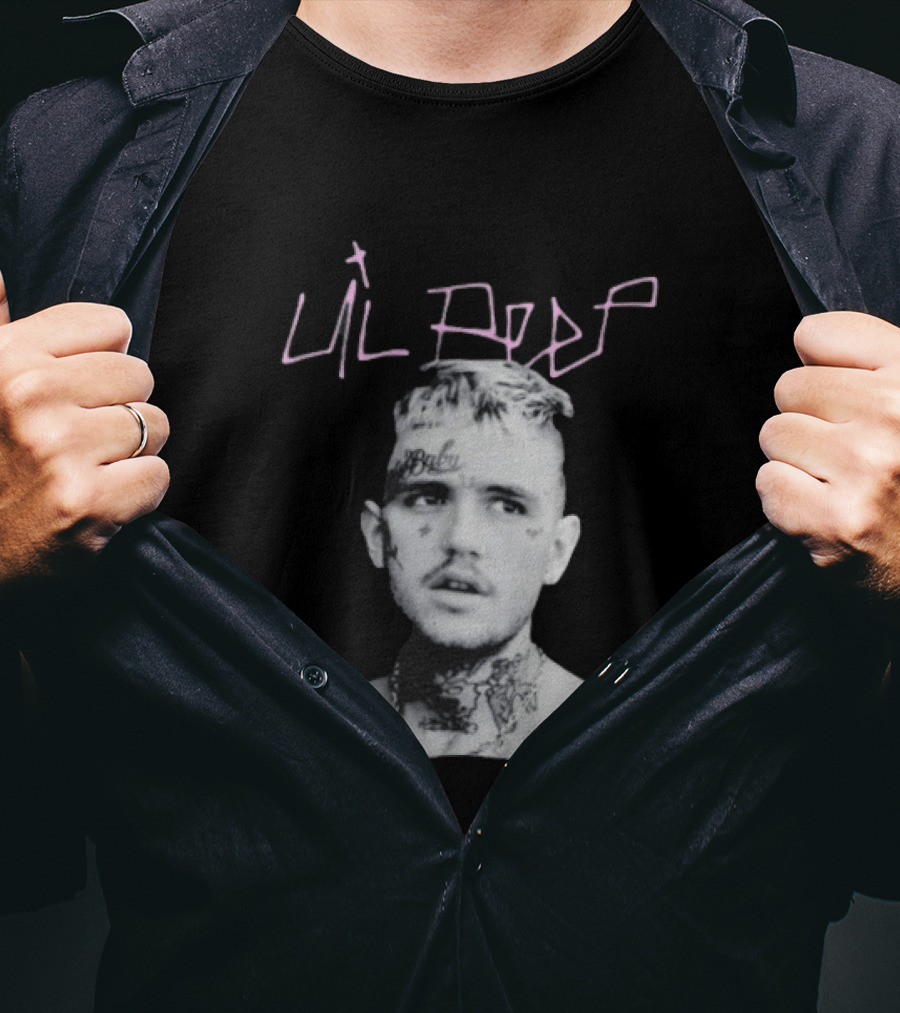 Lil Peep Gustav Elijah Åhr Emo Rap Tattoo T-Shirt