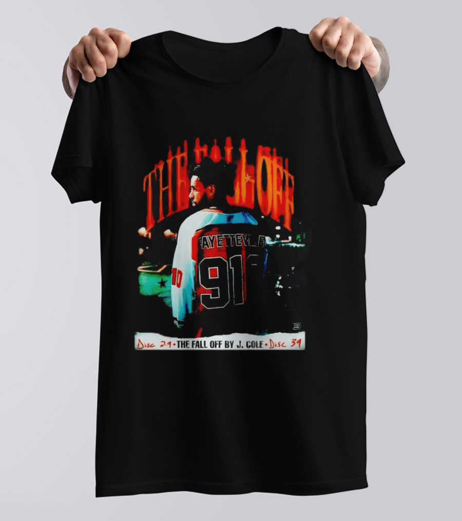 J Cole The Fall Off Fayetteville 910 Disc 29 Disc 34 T-Shirt