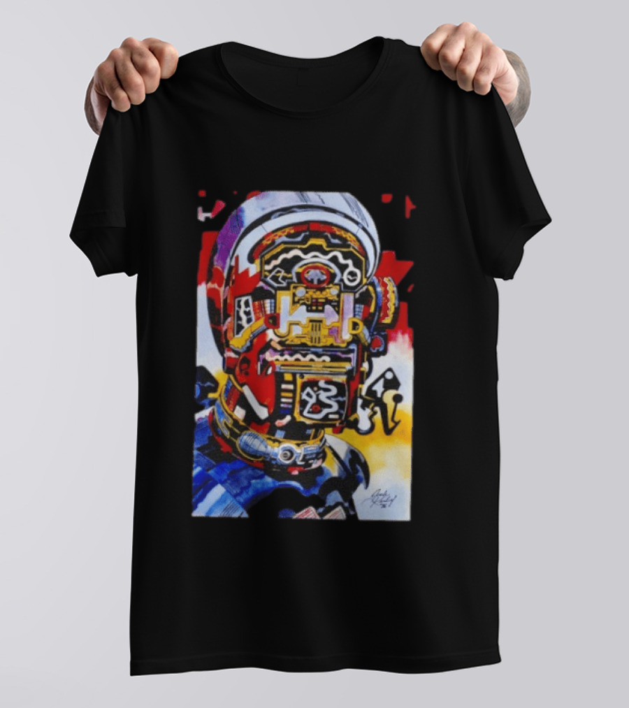Jack Kirby Galactic Sci Fi Robot T-Shirt