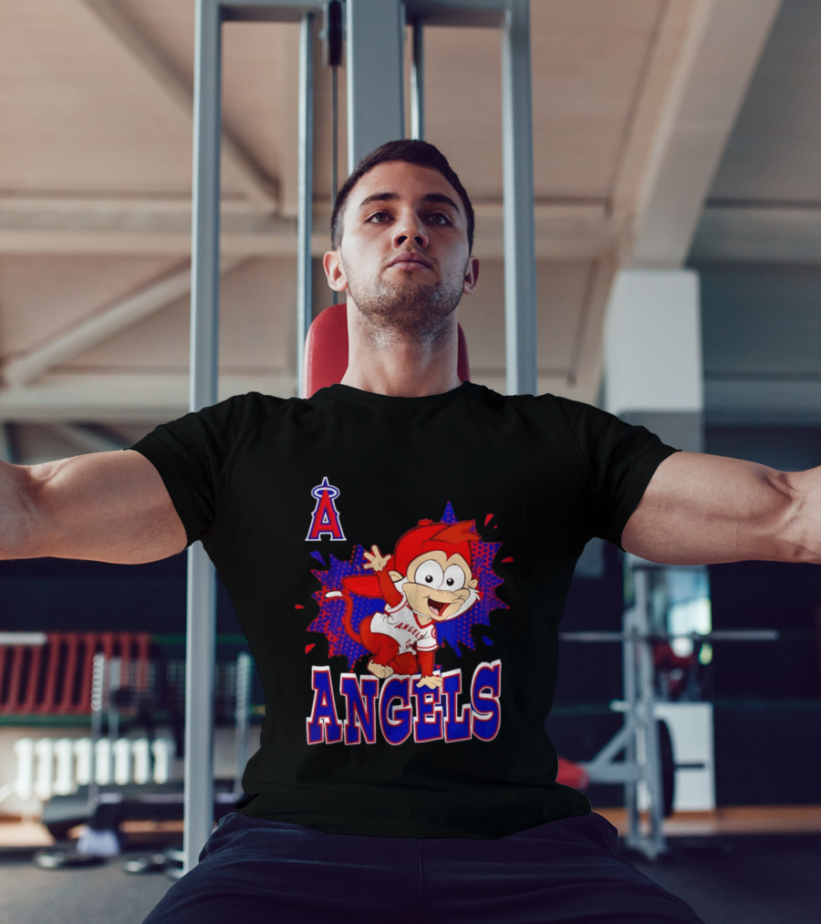 Los Angeles Angels Rally Monkey Baseball MLB Team Fans T-Shirt