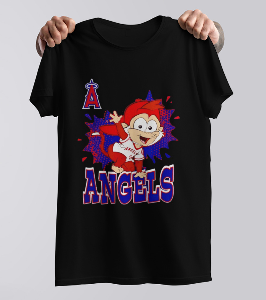 Los Angeles Angels Rally Monkey Baseball MLB Team Fans T-Shirt