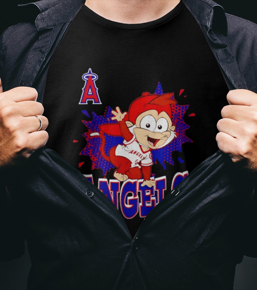 Los Angeles Angels Rally Monkey Baseball MLB Team Fans T-Shirt