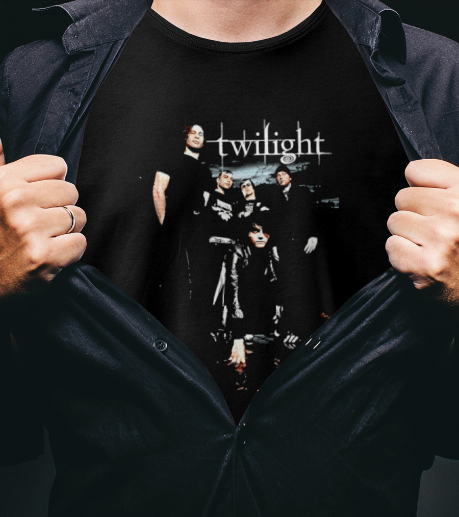 Twilight My Chemical Romance Gerard Way Group Image T-Shirt