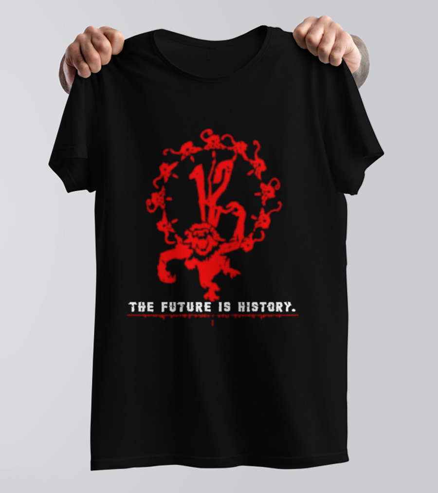 12 Monkeys The Future Is History Terry Gilliam Red T-Shirt