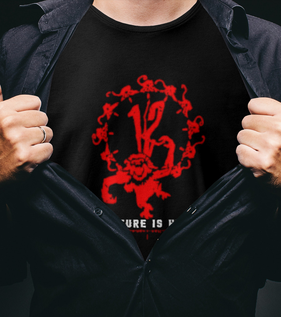 12 Monkeys The Future Is History Terry Gilliam Red T-Shirt