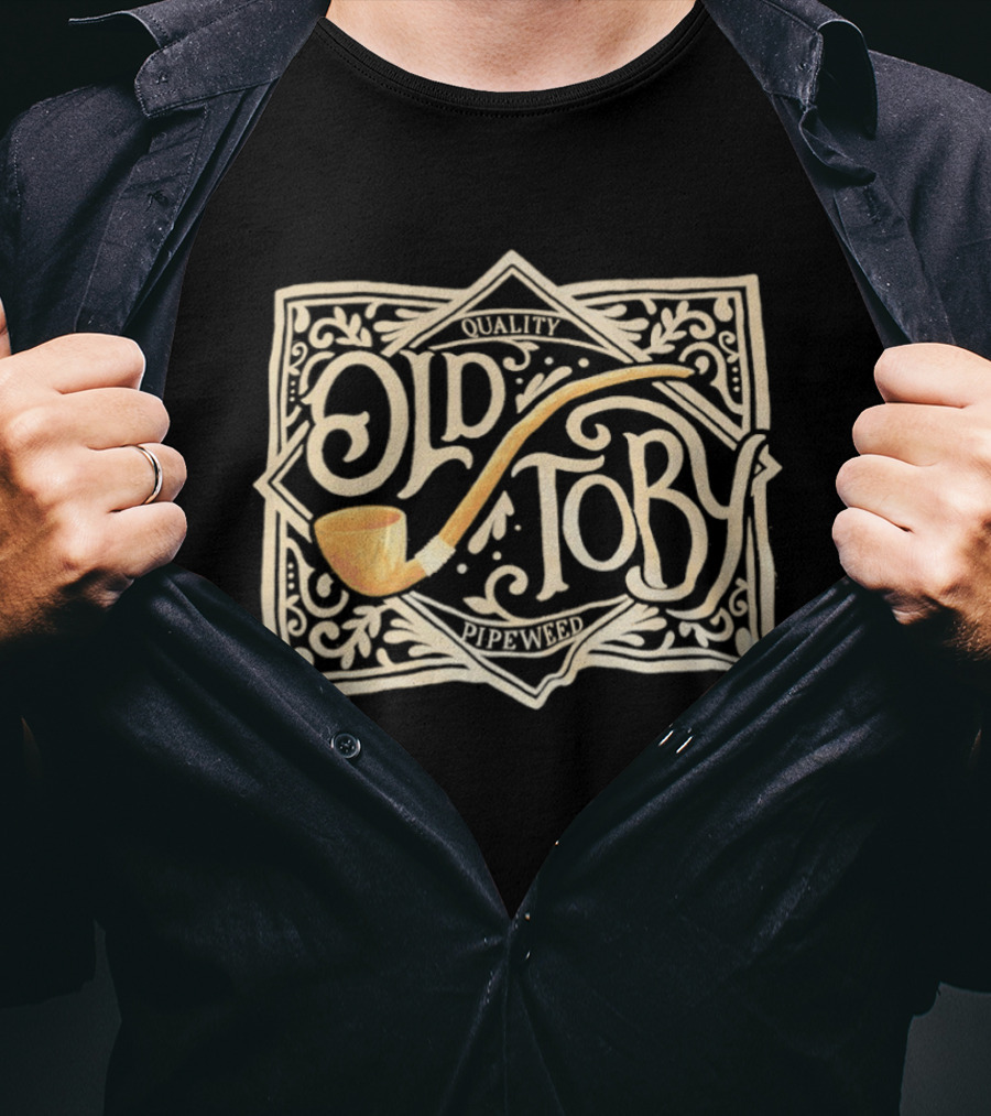 Old Toby Pipeweed Vintage Lord Of The Rings T-Shirt
