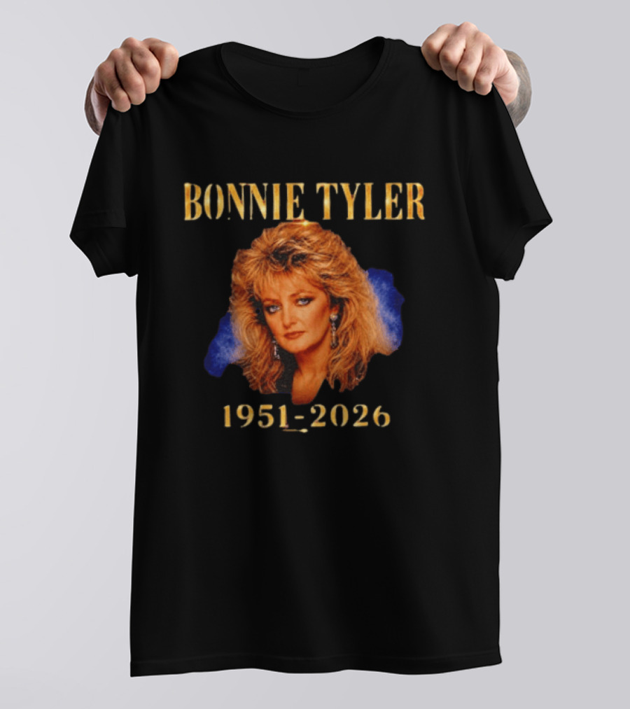 Bonnie Tyler 1951 2026 Memorial T-Shirt