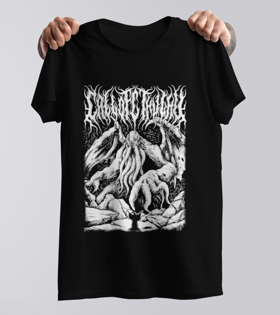 Call Of Cthulhu HP Lovecraft Eldritch Horror Mythos Tentacles And Monsters T-Shirt