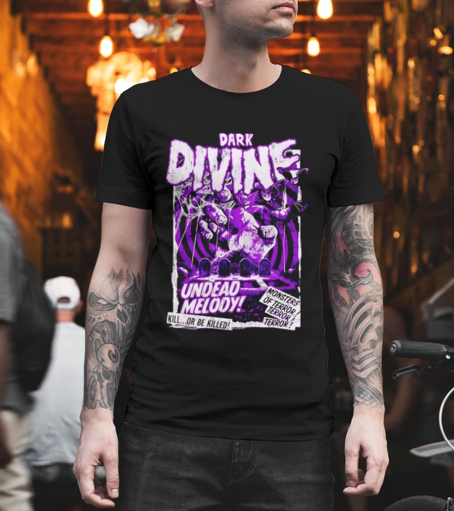 Dark Divine Undead Melody Monsters Of Terror Horror T-Shirt