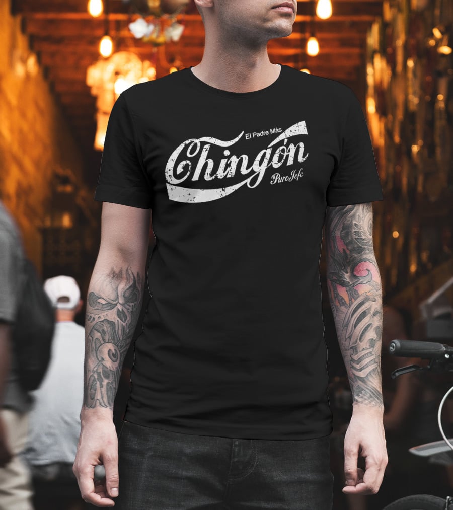 Puro Jefe El Padre Mas Chingon Coca T-Shirt