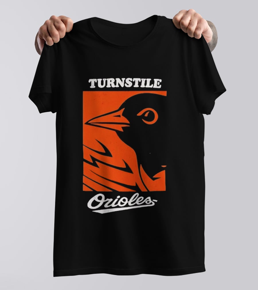 Turnstile Orioles Bird Orange T-Shirt
