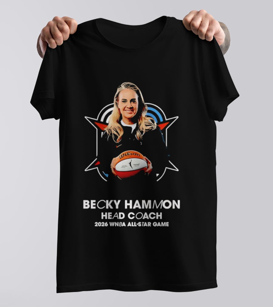 Becky Hammon Head Coach 2026 WNBA All Star Game T-Shirt