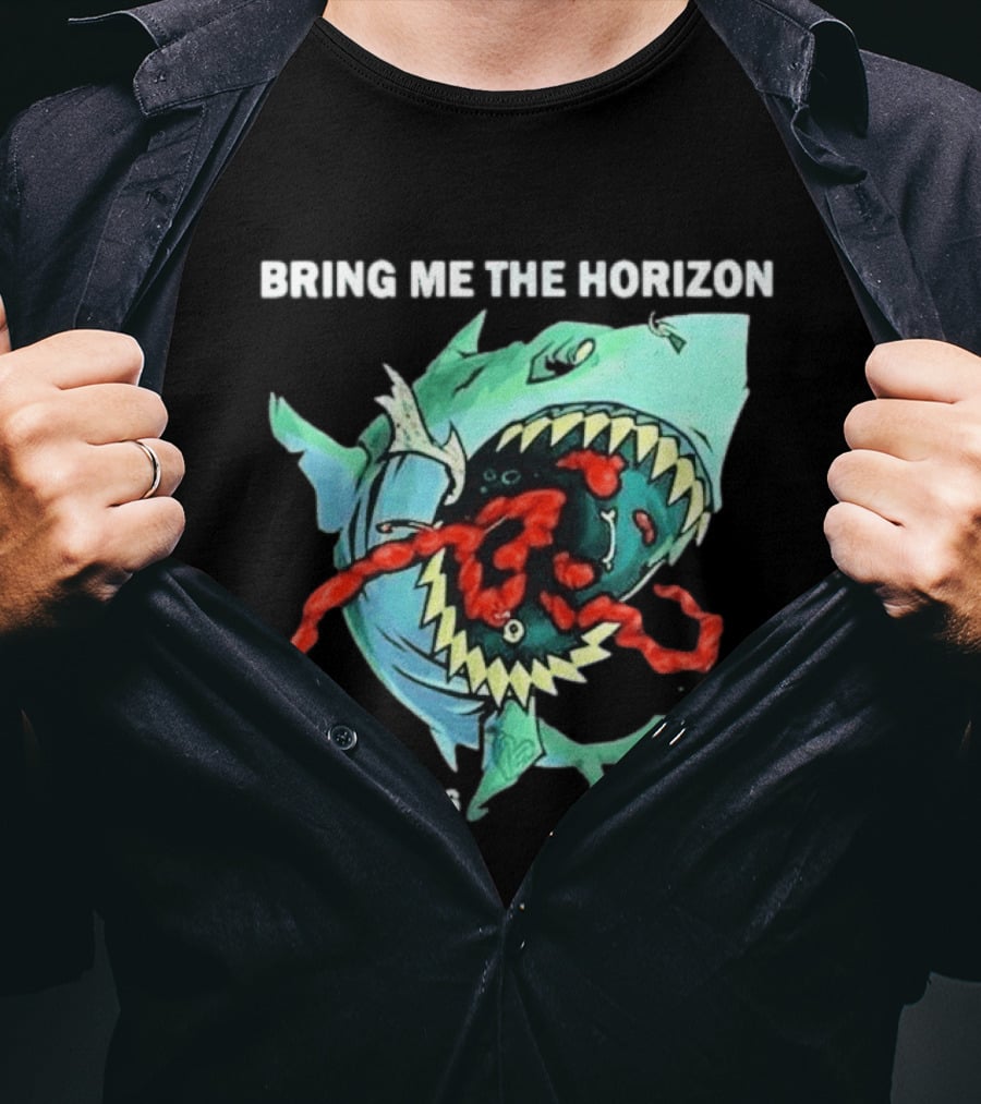 Bring Me The Horizon June 27 2026 Shark Graphic Copenhell Festival European Summer Shows T-Shirt