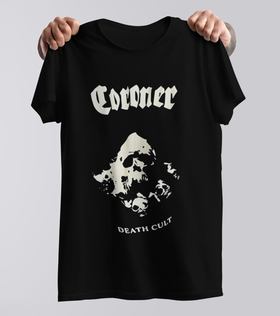 Coroner Death Cult Thrash Metal Band T-Shirt