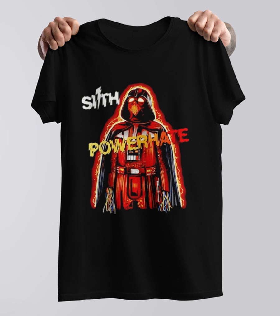 Sith Powerhate Darth Vader Lightning T-Shirt