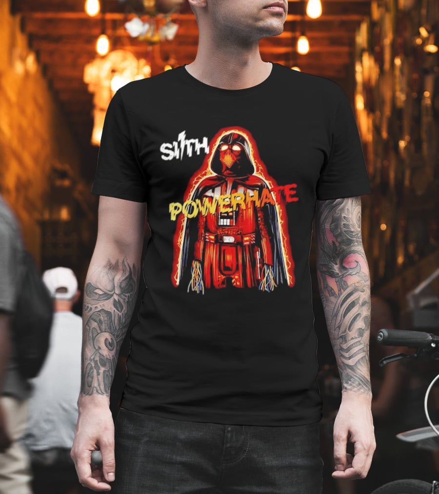 Sith Powerhate Darth Vader Lightning T-Shirt
