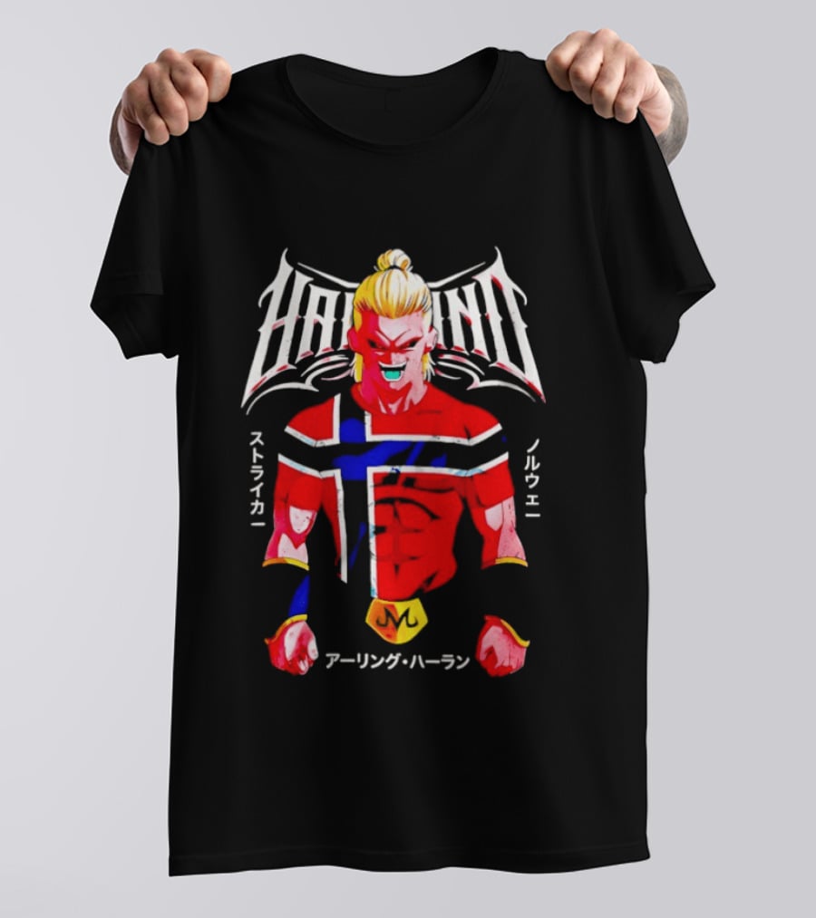 Haaland Norway Striker Majin Buu T-Shirt