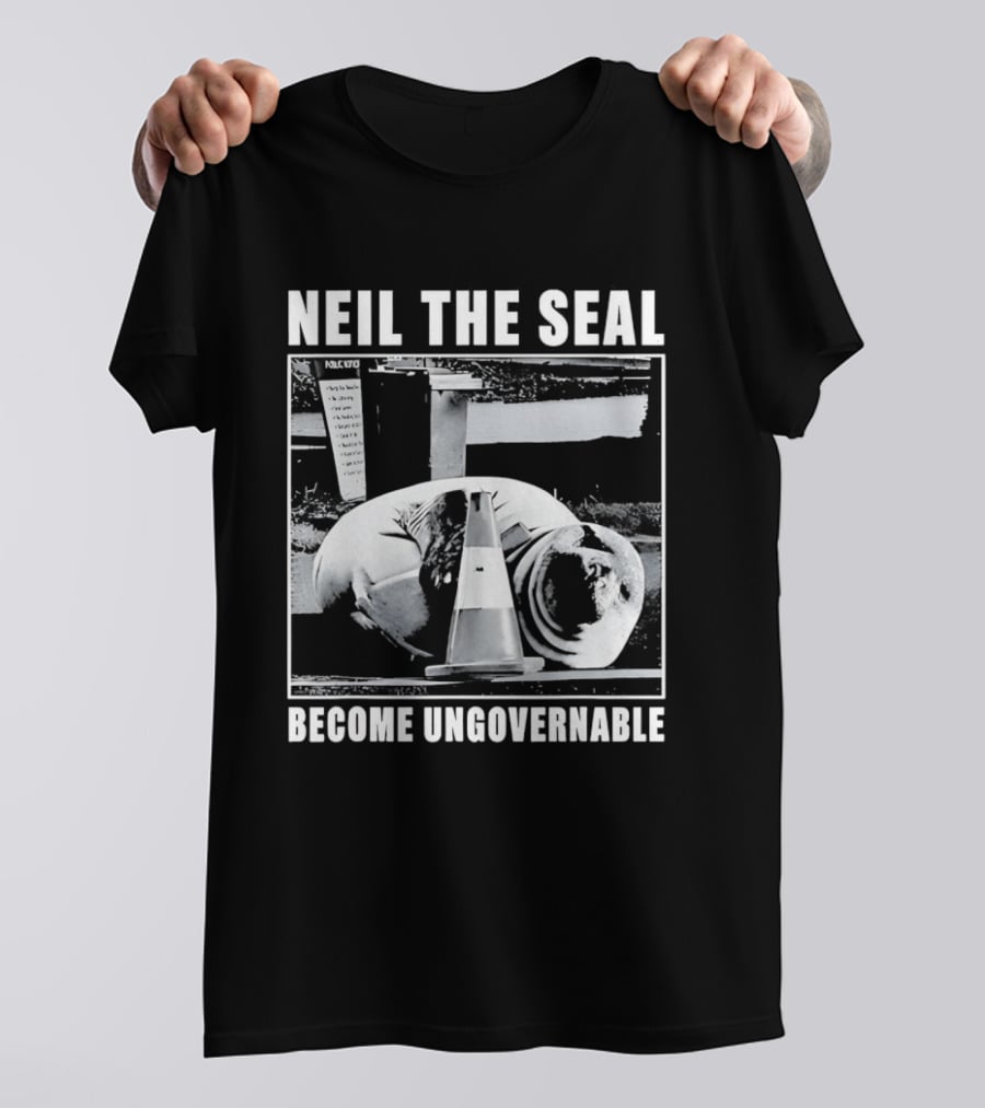Neil The Seal Traffic Cone Chaos Become Ungovernable T-Shirt