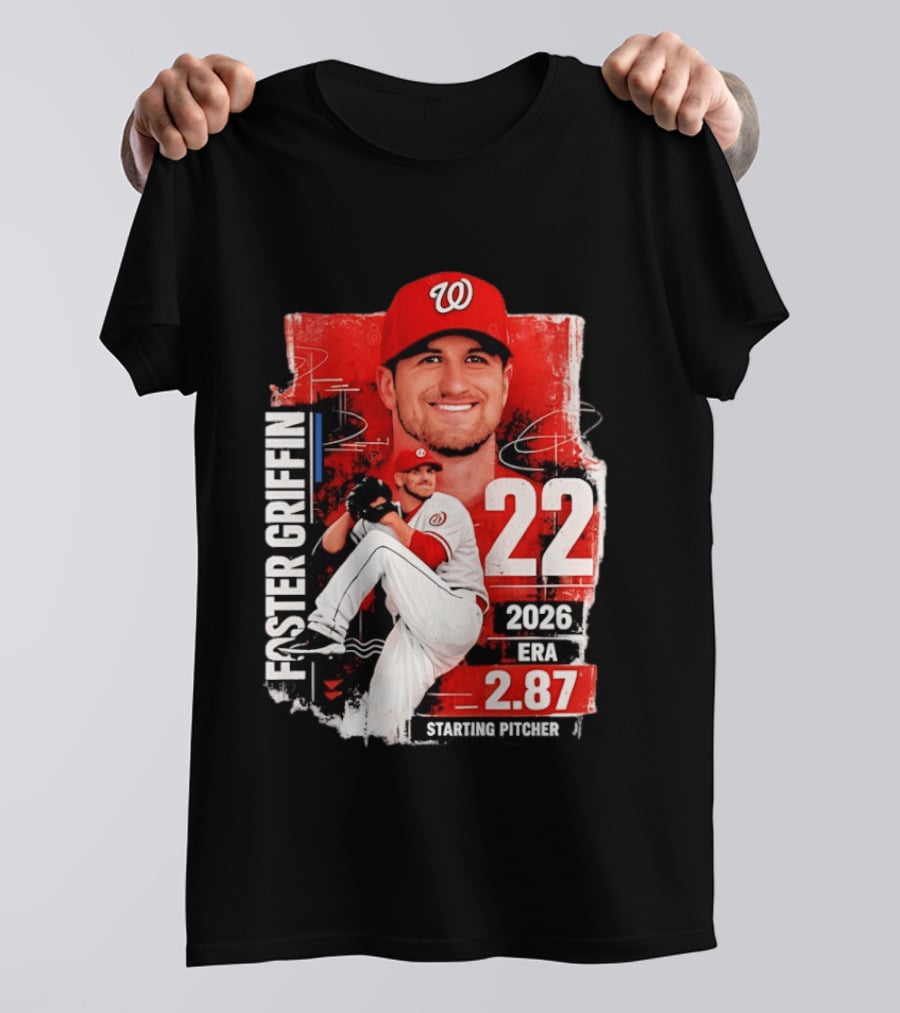 Foster Griffin 2026 ERA 2.87 Starting Pitcher 22 T-Shirt