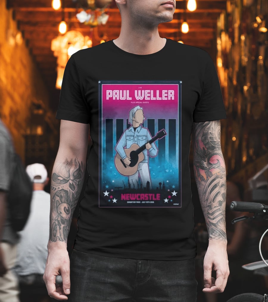 Paul Weller Live Newcastle Exhibition Park July 10 2026 Plus Special Guests T-Shirt