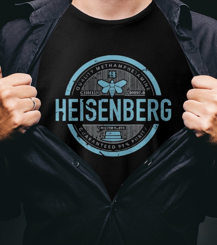 Heisenberg Quality Methamphetamine Guaranteed 99 Percent Purity T-Shirt