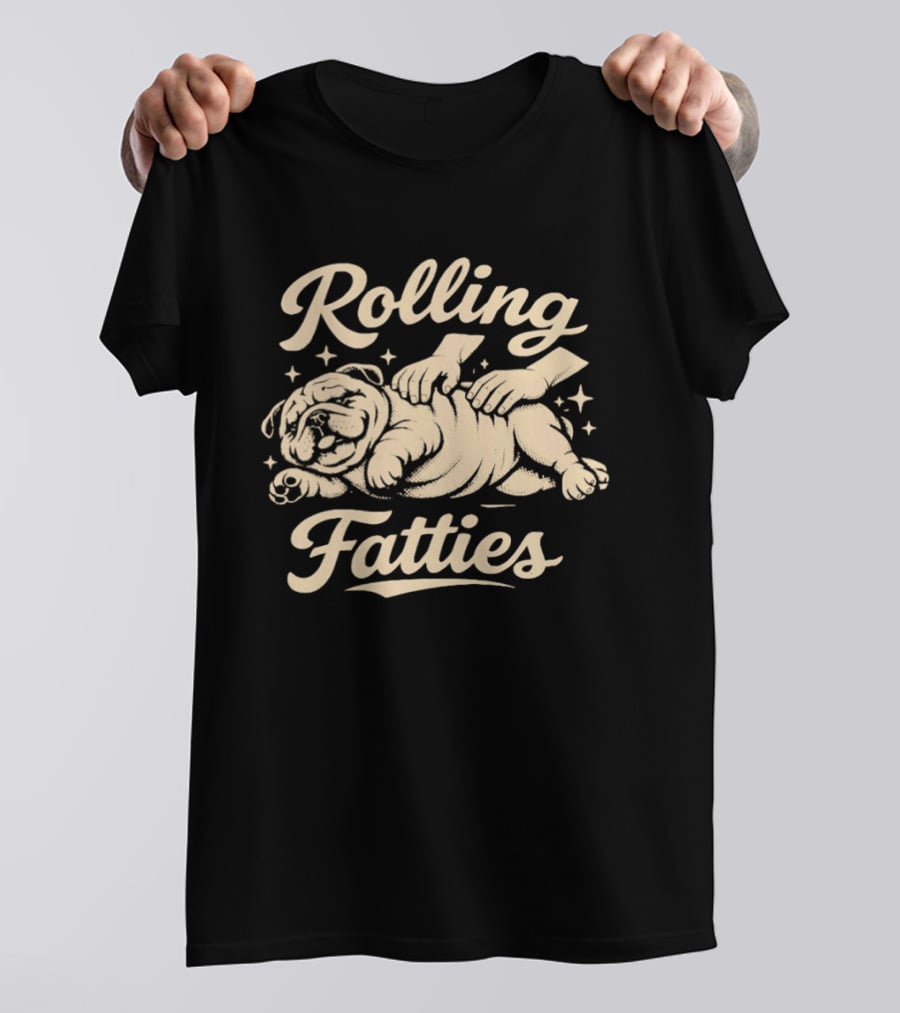 Rolling Fatties Bulldog Massage T-Shirt