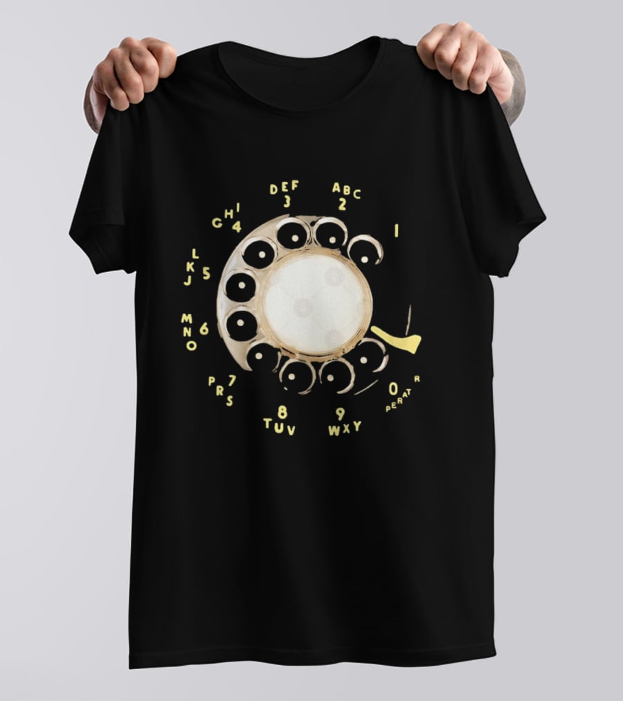 Rotary Telephone Dial ABC 1 2 3 T-Shirt