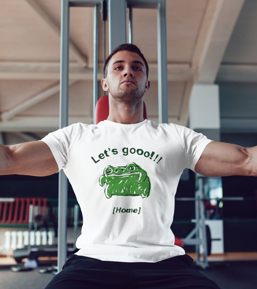 Let's Gooo Home Popcornpunk Frog T-Shirt