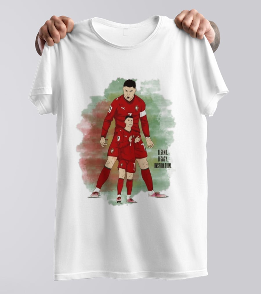 Portugal Cristiano Ronaldo 7 Legend Legacy T-Shirt