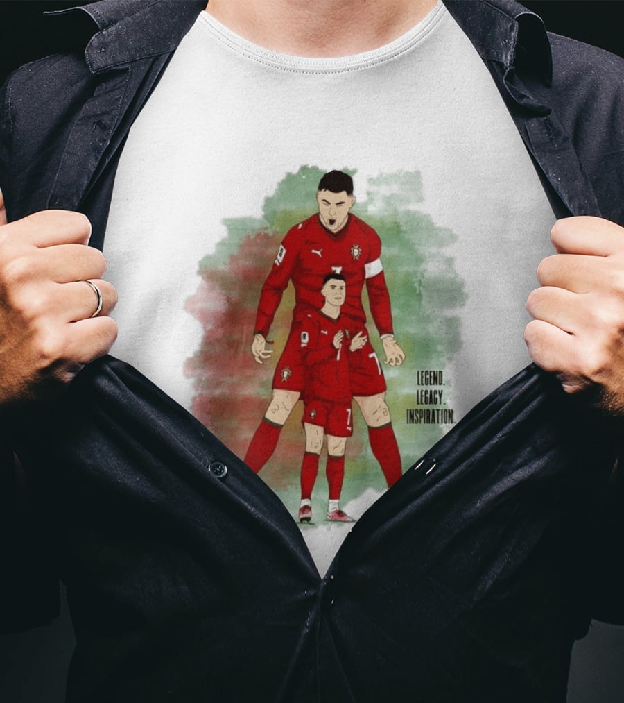 Portugal Cristiano Ronaldo 7 Legend Legacy T-Shirt