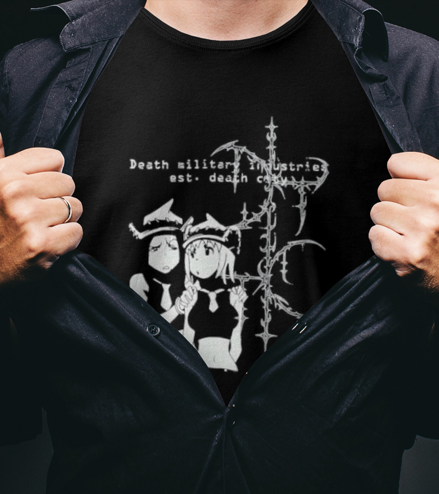 Death Military Industries Est Death City Anime Manga Cross T-Shirt