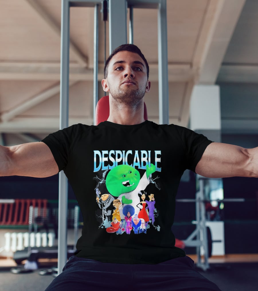 Despicable Me Featuring Gru Green Villain Group Villains T-Shirt