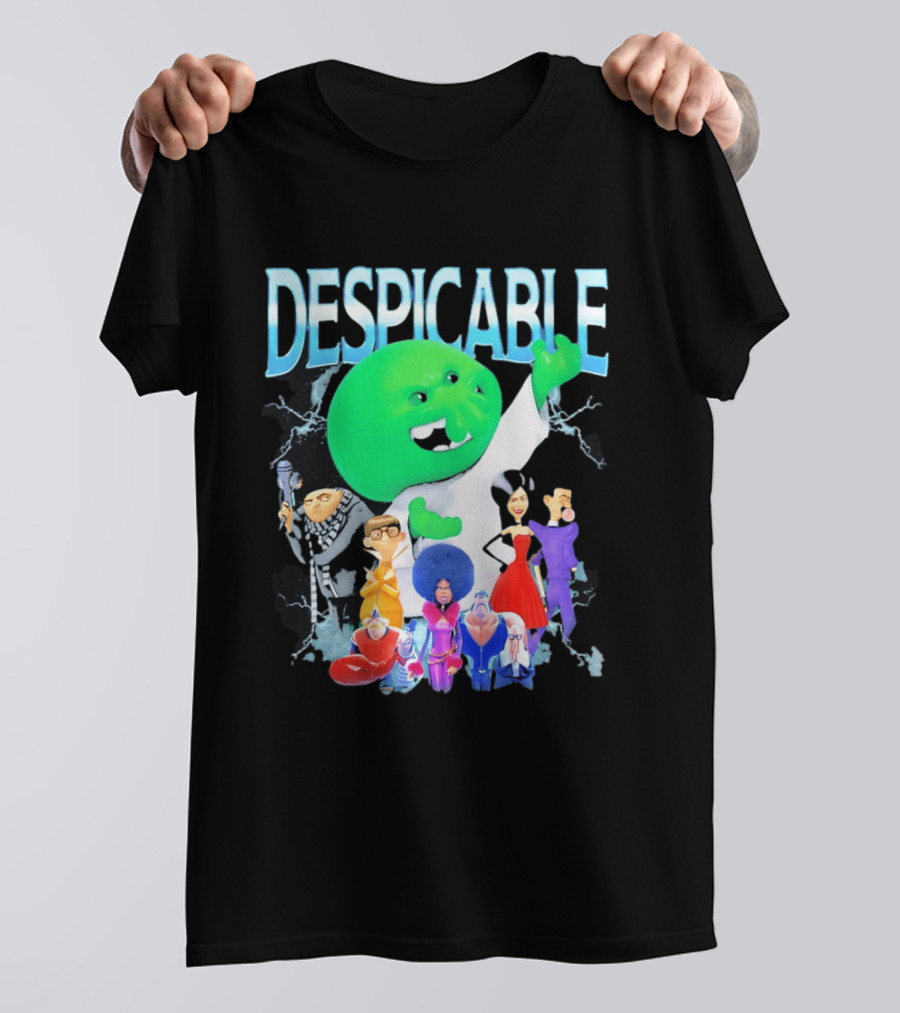 Despicable Me Featuring Gru Green Villain Group Villains T-Shirt
