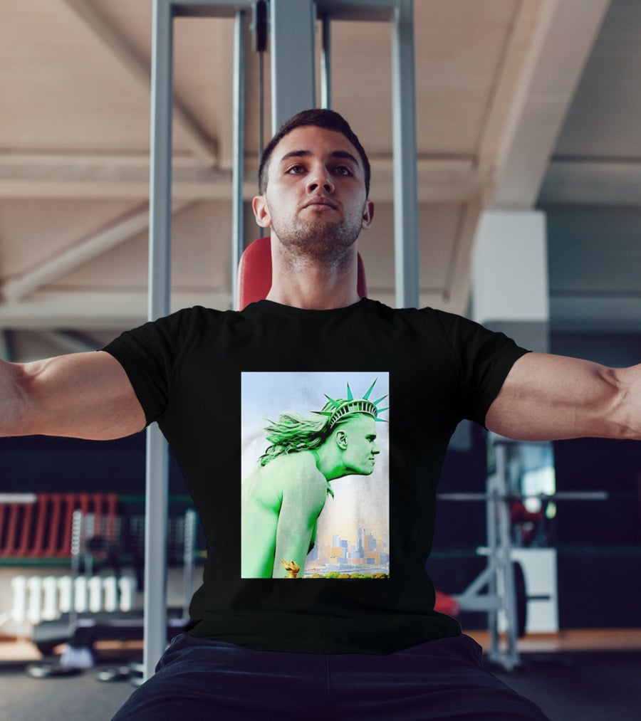 Erling Haaland Liberty Statue Meme T-Shirt