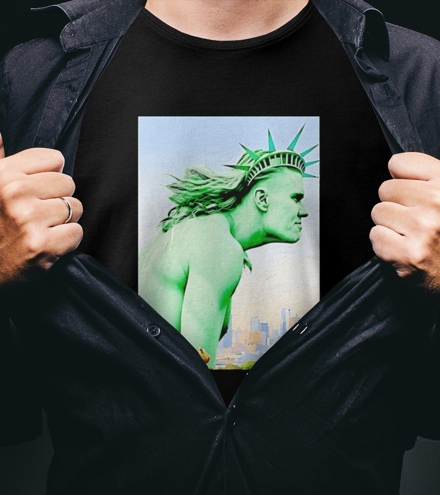 Erling Haaland Liberty Statue Meme T-Shirt