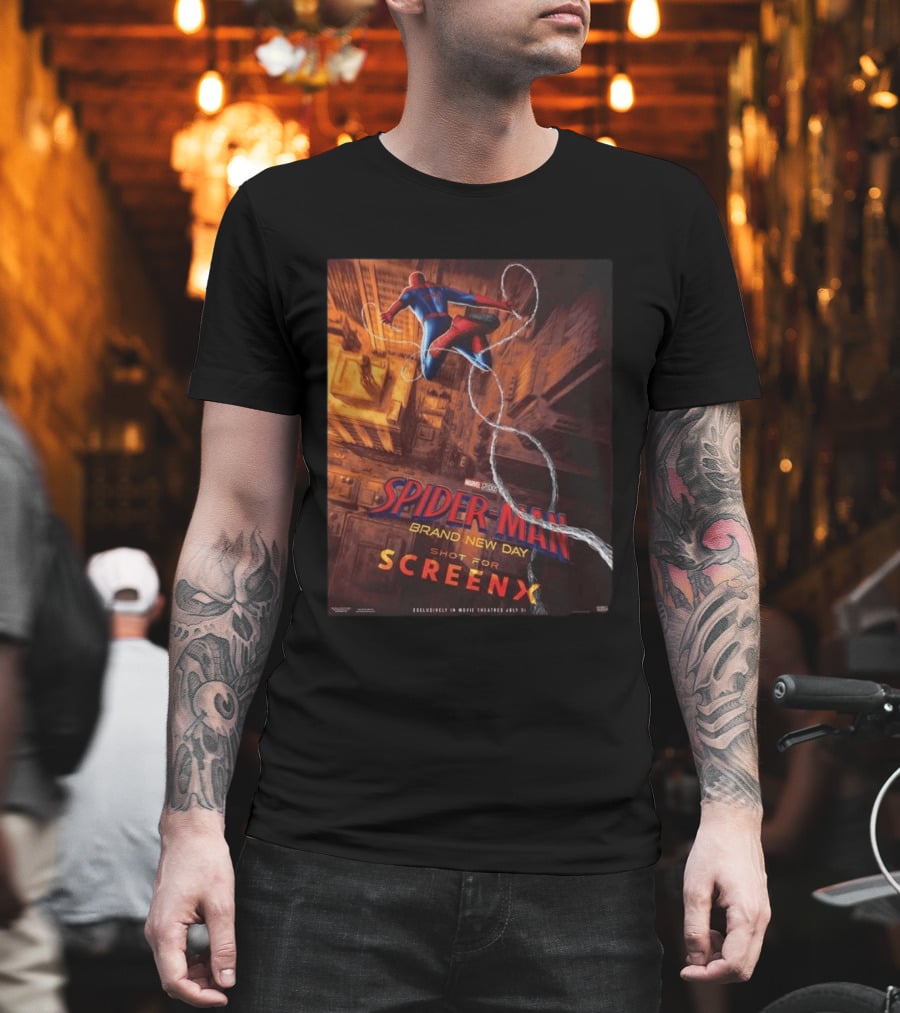Spider Man Brand New Day Shot For ScreenX In Theaters July 31 2026 T-Shirt