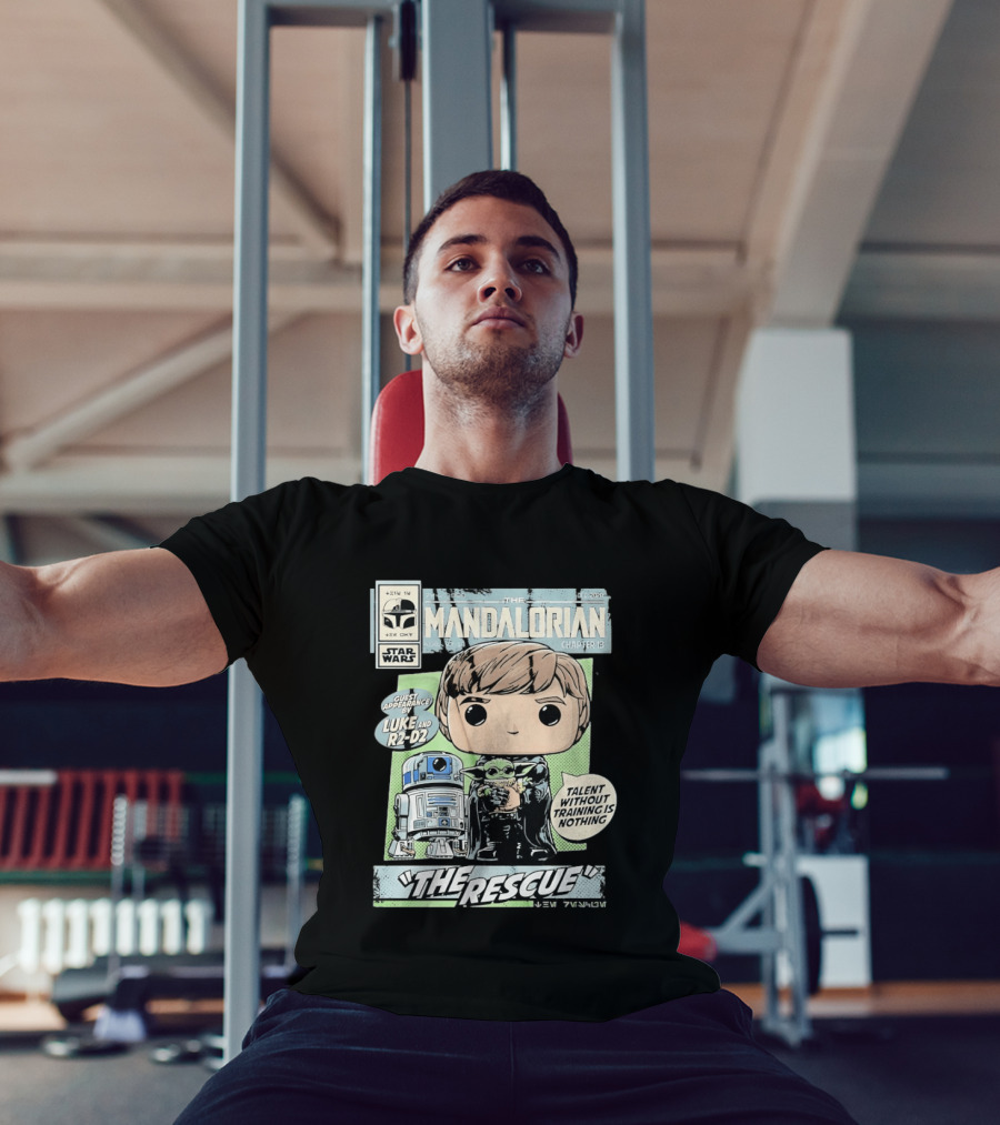 The Mandalorian Chapter 13 Guest Appearance By Luke And R2 D2 The Rescue Talent Without Training T-Shirt