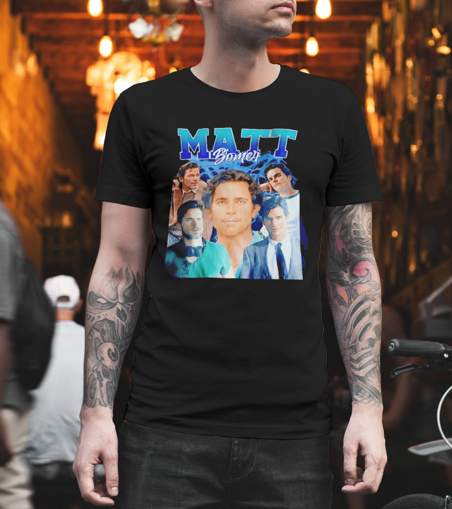 Matt Bomer Collage Actor Celebrity T-Shirt