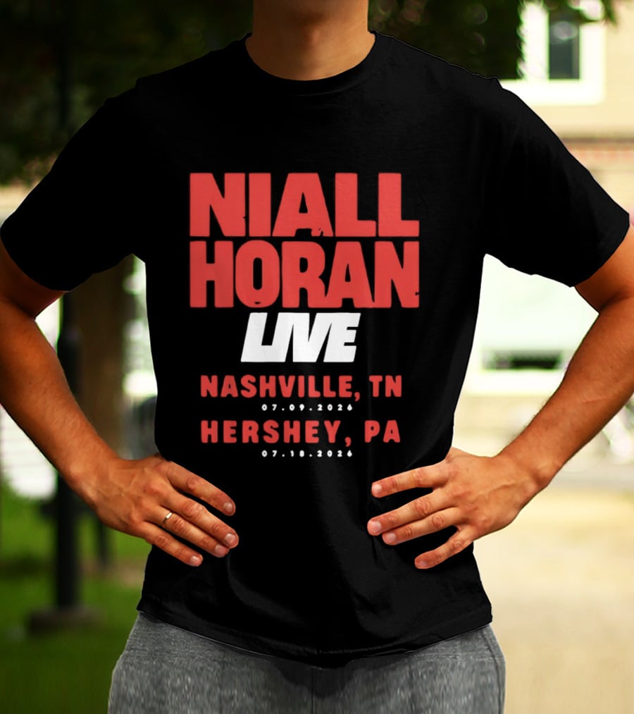Niall Horan Live Nashville TN 07.09.2020 Hershey PA 07.10.2020 T-Shirt
