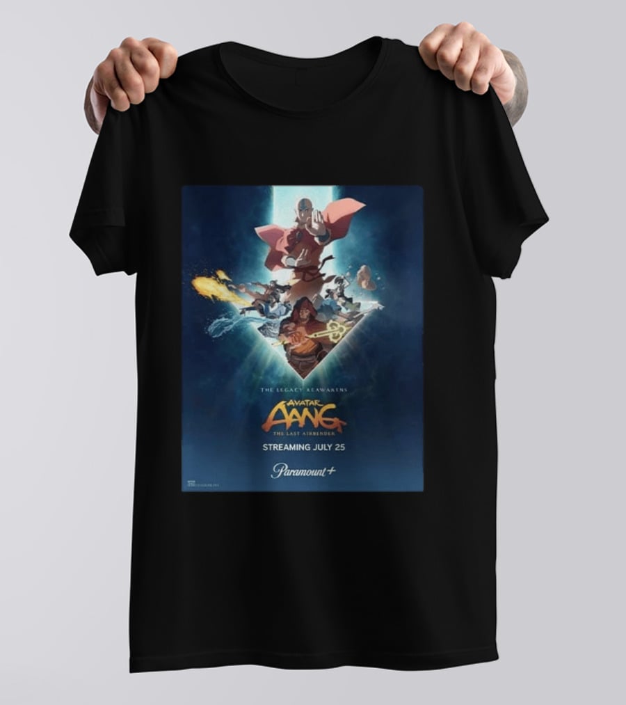 Avatar Aang The Last Airbender The Legacy Reawakens Streaming July 25 Paramount Plus T-Shirt